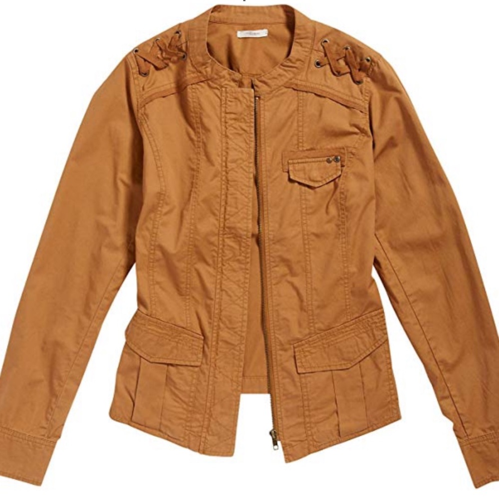 Women’s Jacket with Lace Up Details